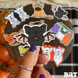 Halloween Frenchie Stickers