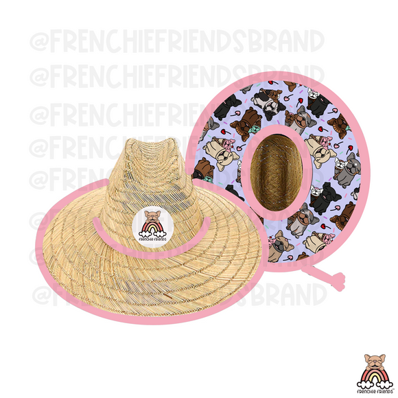 Scoop Of Frenchies Straw Hat