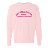 Dog Moms United Embroidered Long Sleeve Tee