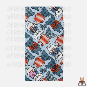 Frenchies & Freedom Towel