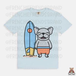 Surfing Frenchies Youth Tee
