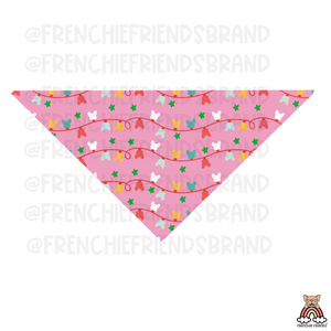 Frenchie & Bright Reversible Snap On Bandana