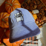 Lilac Frenchie Ghost Trucker Hat