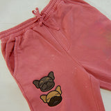 French Bulldog Embroidered Jogger