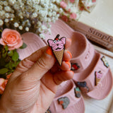 Ice cream Cone Frenchie Shoe Charm