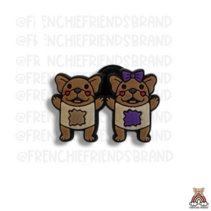 Peanut Butter & Jelly Frenchies Shoe Charm