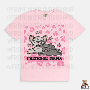 Frenchie Mama Leopard Tee