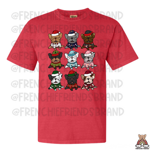 Ugly Frenchie Christmas Tee