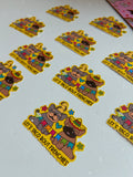 Lets Taco Bout Frenchies Single Sticker