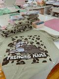 Frenchie Mama Leopard Tee