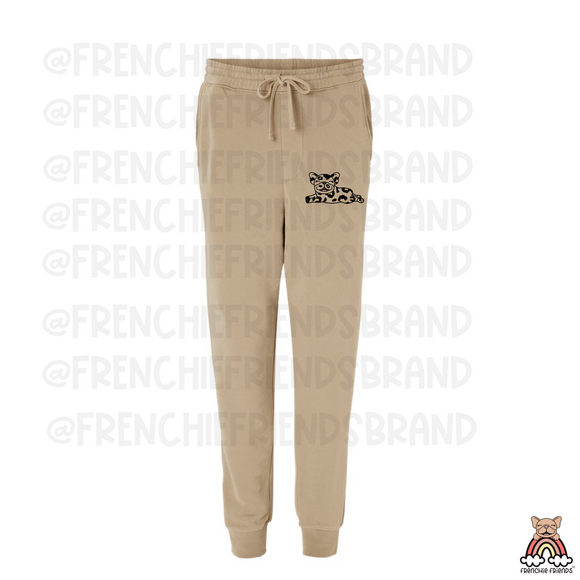 Leopard Frenchie Unisex Joggers