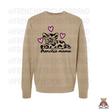 Leopard Frenchie Embroidered Crewneck