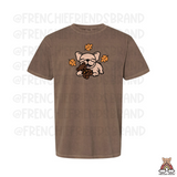 Fall-ing In Love With Frenchies Embroidered Tee