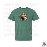 Fall-ing In Love With Frenchies Embroidered Tee