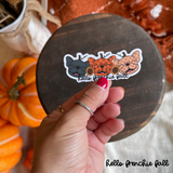 Frenchie Fall Single Sticker