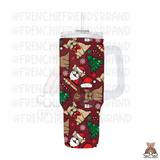 Frenchies Of The North Pole Tumbler