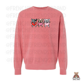 French Bulldog Embroidered Crewneck | Bowtiful Frenchies Embroidered Crewneck