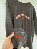 Frenchie Love Corduroy Pullover