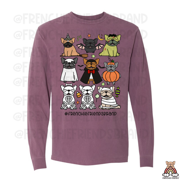 French Bulldog Graphic Long Sleeve | Trick Or treats Long Sleeve