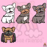 French Bulldog Desk Stand Decor ( Select Your Color)
