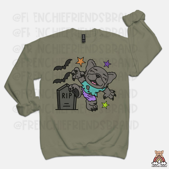 Werewolf Frenchie Crewneck