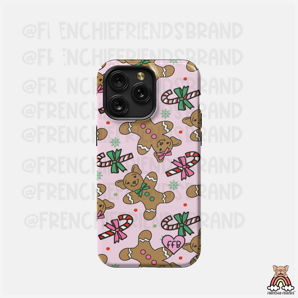 Gingerbread Frenchies Phone Case