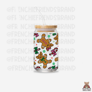 Gingerbread Frenchies 16 Oz Glass Can