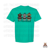 Have A Holly Jolly Frenchiemas Tee