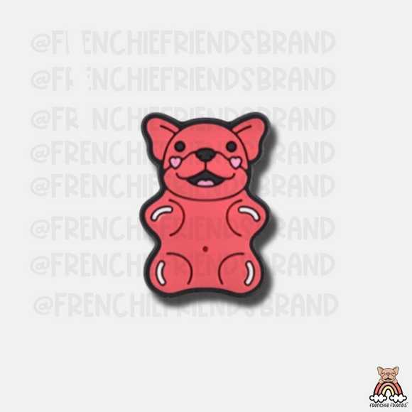 Gummy Bear Frenchie Shoe Charm