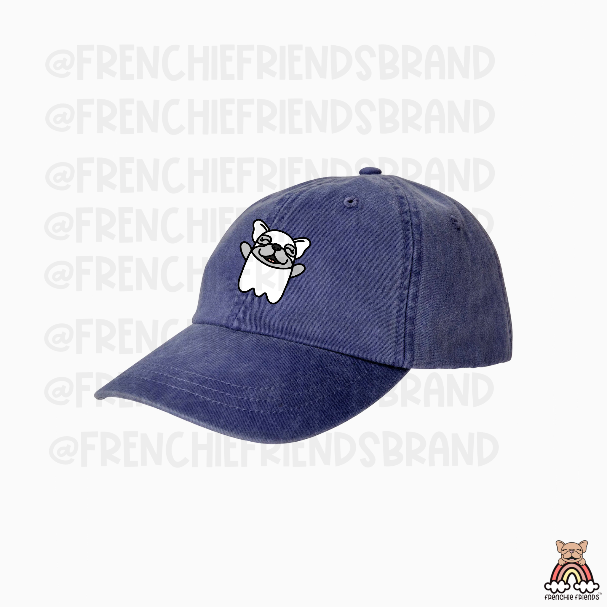 Lilac Frenchie Ghost Trucker Hat – Frenchie Friends LLC