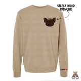 French Bulldog Embroidered Crewneck | Single Custom Frenchie Embroidered Crewneck