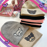 Custom French Bulldog Embroidered Beanie