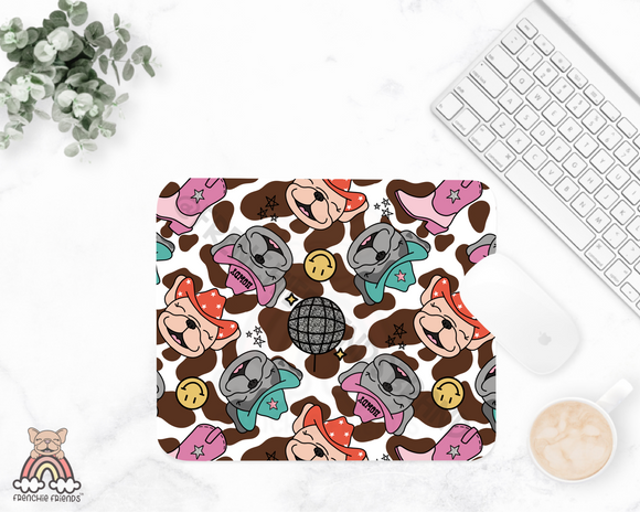 Neutral Cowgirl Mouse Pad