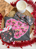 French Bulldog Love Reversible Snap On Bandana