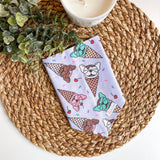 Scoop Of Frenchies Reversible Snap On Bandana