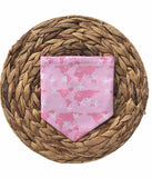 Pink Wanderlust Frenchie Reversible Snap On Bandana