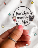 Frenchie Mama Life Single Sticker