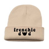 French Bulldog Embroidered Beanie | Frenchie Dad