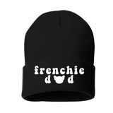 French Bulldog Embroidered Beanie | Frenchie Dad