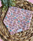 Frenchie Croissants Reversible Snap On Bandana