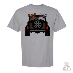 French Bulldog Graphic T-Shirt | Cars & Frenchies T-Shirt