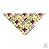 Egg-stravagent Frenchie Reversible Snap On Bandana