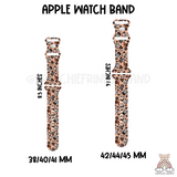 Apple Neutral Leopard French Bulldog Watch Band