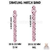 Samsung Pink Leopard French Bulldog Watch Band
